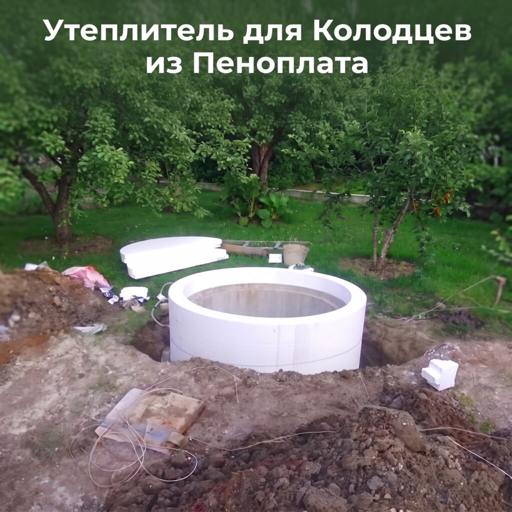 Утеплитель для колодца из пенопласта