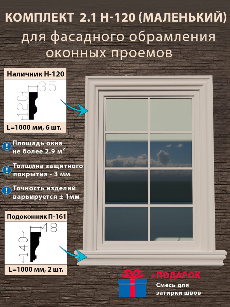 Фасадное обрамление окон