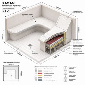 Планировка Хамам